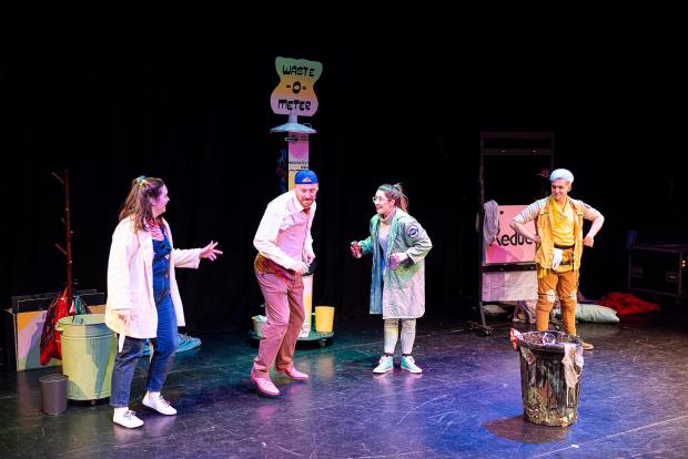 Lyric Theatre cast performing Waste Busters the Eco-Musical
