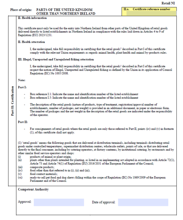 Model general certificate - Part 2